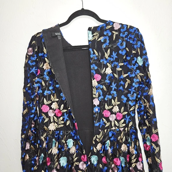 Floral Embroidered Long Sleeve Dress - Picture 12 of 16